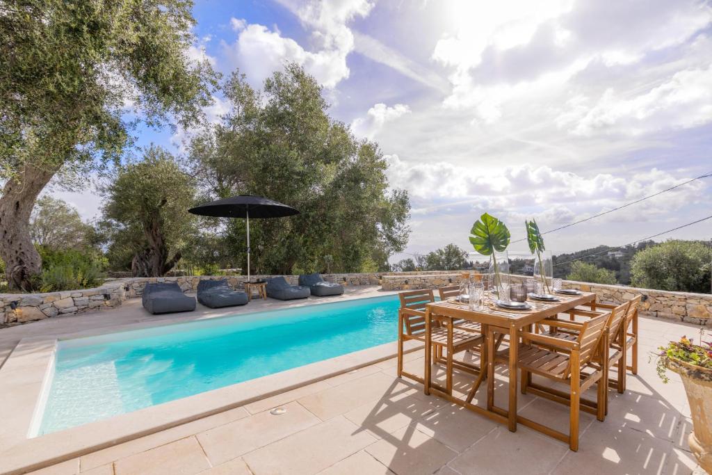 Entire Filitsa's Stonehouse in Paxos with pool
