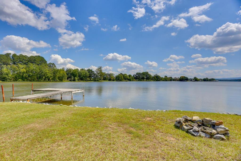 Lakefront Alabama Escape with Boat Dock and Fire Pit!