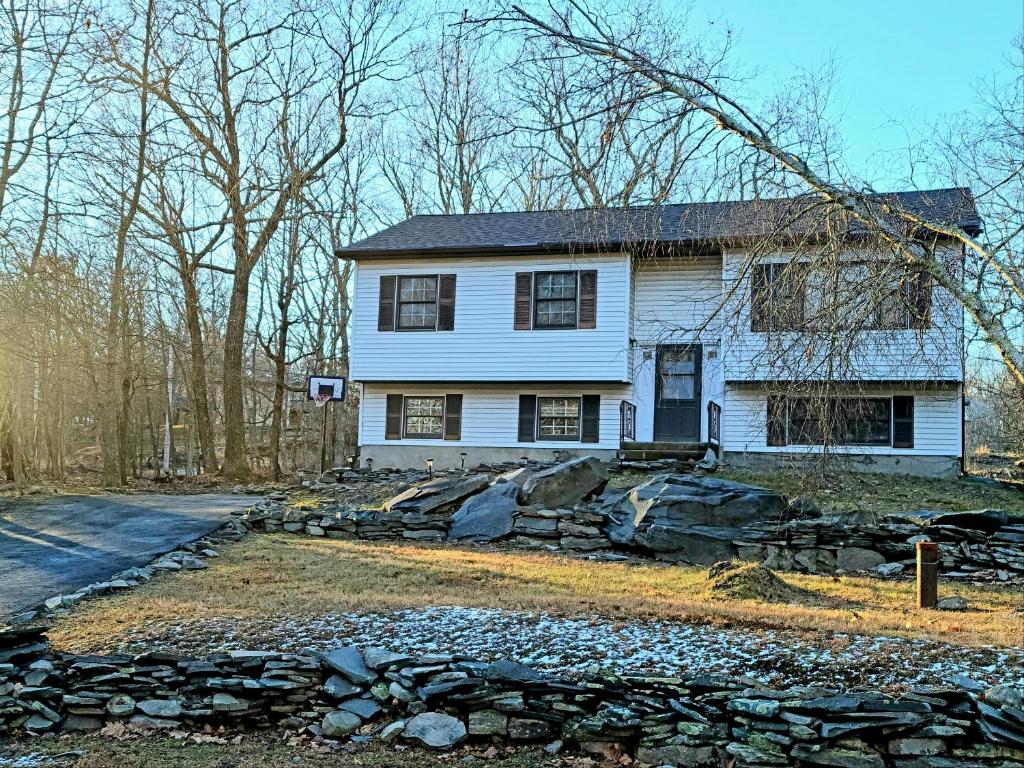 The Pocono's Retreat with a Gameroom, Firepit, and Lake